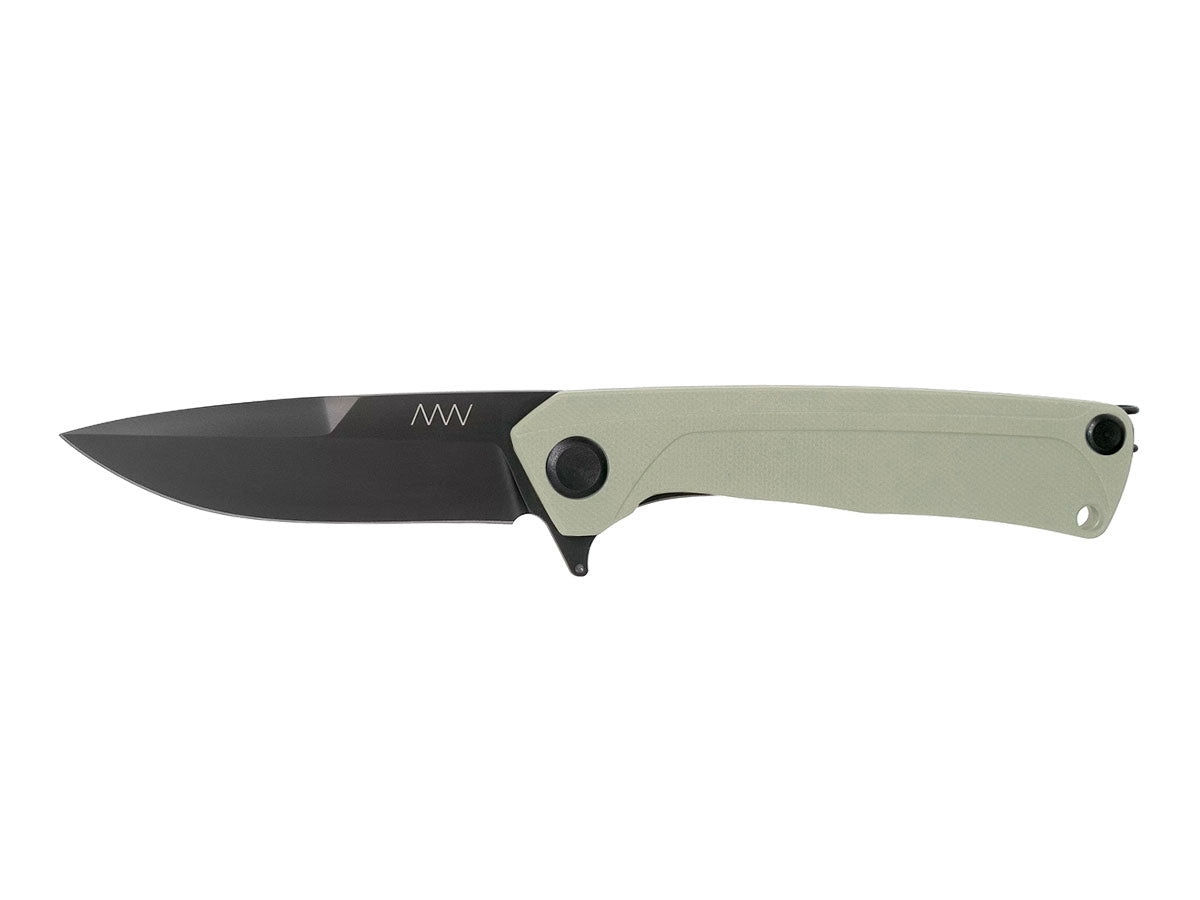 Coltello EDC ANV Z100 Sleipner DLC G10 bianco liner lock flipper ANVZ100-022