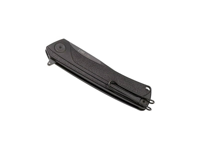 ANV Z100 Sleipner DLC GRN nero ANVZ100-048, dettaglio manico e clip