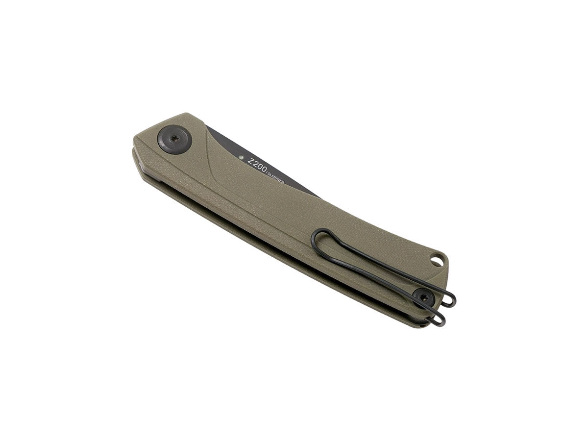 ANV Z200 Sleipner DLC G10 verde oliva ANVZ200-021, dettaglio manico