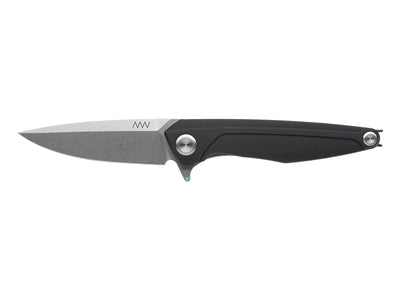ANV Z300 Sleipner STW Dural ANVZ300-016, vista frontale lama spear point stonewash
