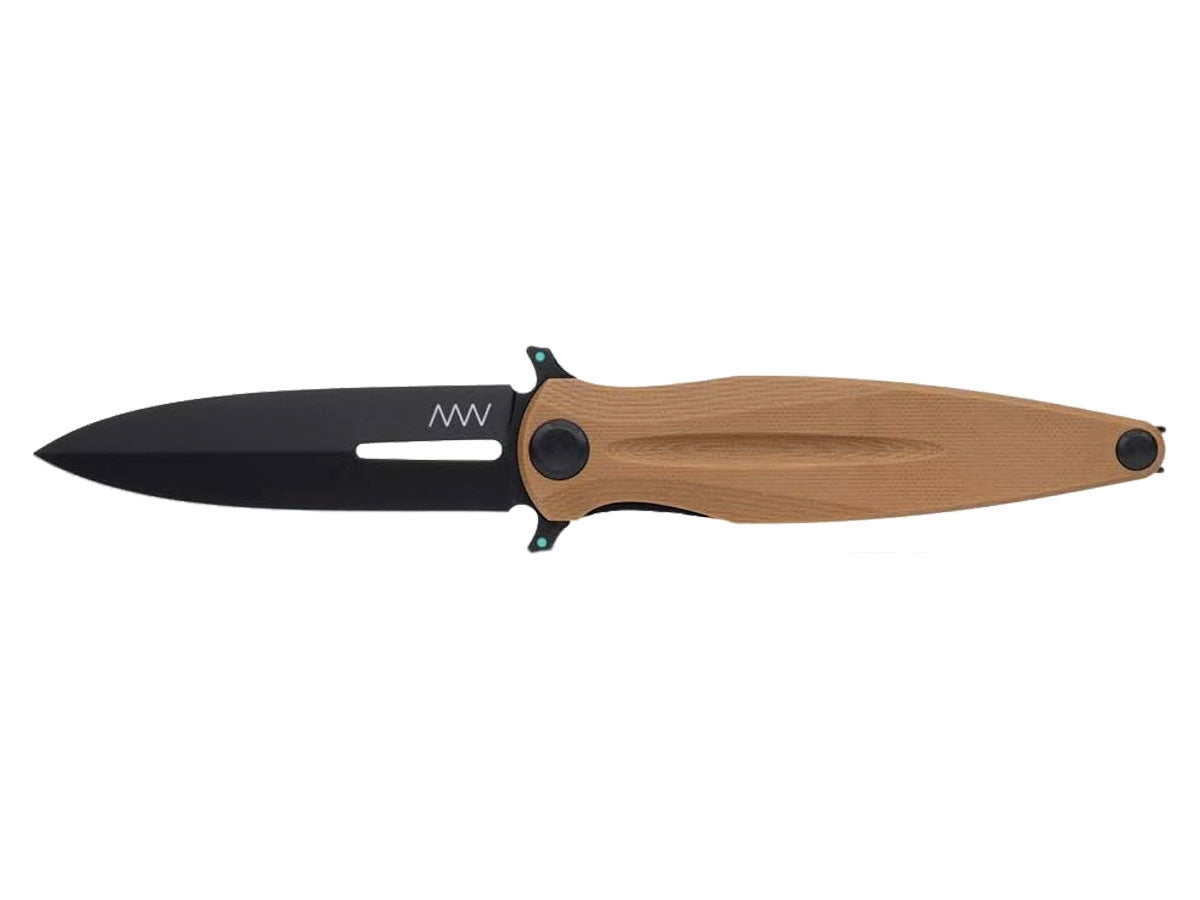 Anv Knives Z400 Dlc Black G10 Coyote ANVZ400-007