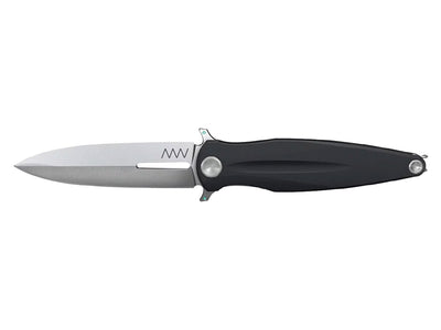 ANV Z400 Sleipner STW Dural ANVZ400-003, vista frontale lama daga stonewash
