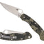 Spyderco Military C36GPCMO2 dettaglio manico G-10 mimetico e Liner Lock Made in USA