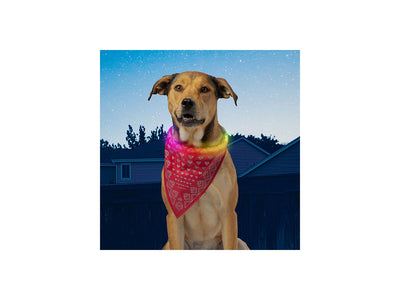 Niteize Nitehowl Bandana Rechargeable Led Safety Necklace Red NHOR-B1007S-R8 - foto 2