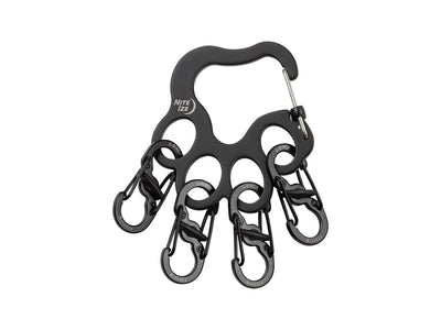 Niteize Pawprint Locker Keyrack Black KLKW-01-R6