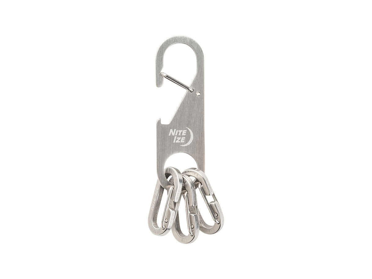 Niteize Z-Rack Keychain Bottle Opener Stainless ZRB-11-R6