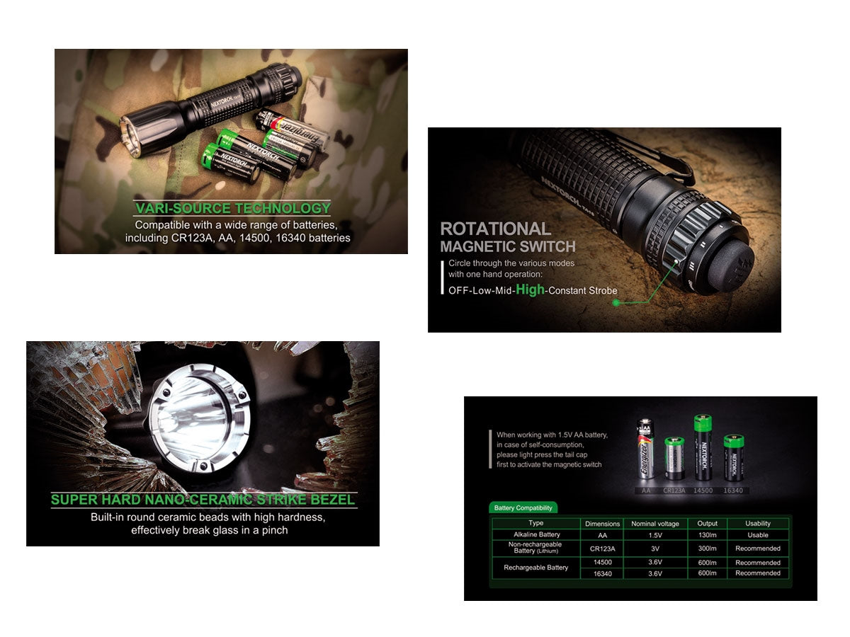 Nextorch TA15 V2.0 Ricaricabile 700 Lumens Led - foto 3