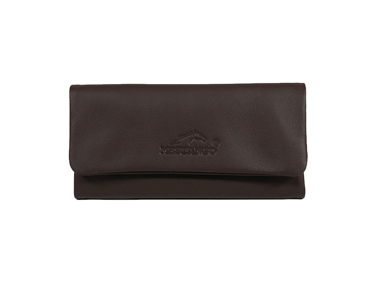 Borsa portatabacco Mestango Frost 2016 in pelle marrone con chiusura magnetica