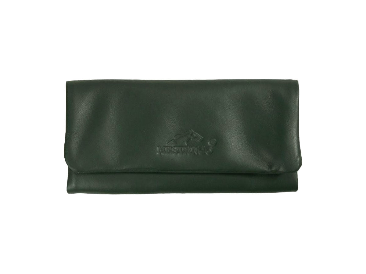 Borsa portatabacco Mestango Frost 2016 in pelle oliva con chiusura magnetica