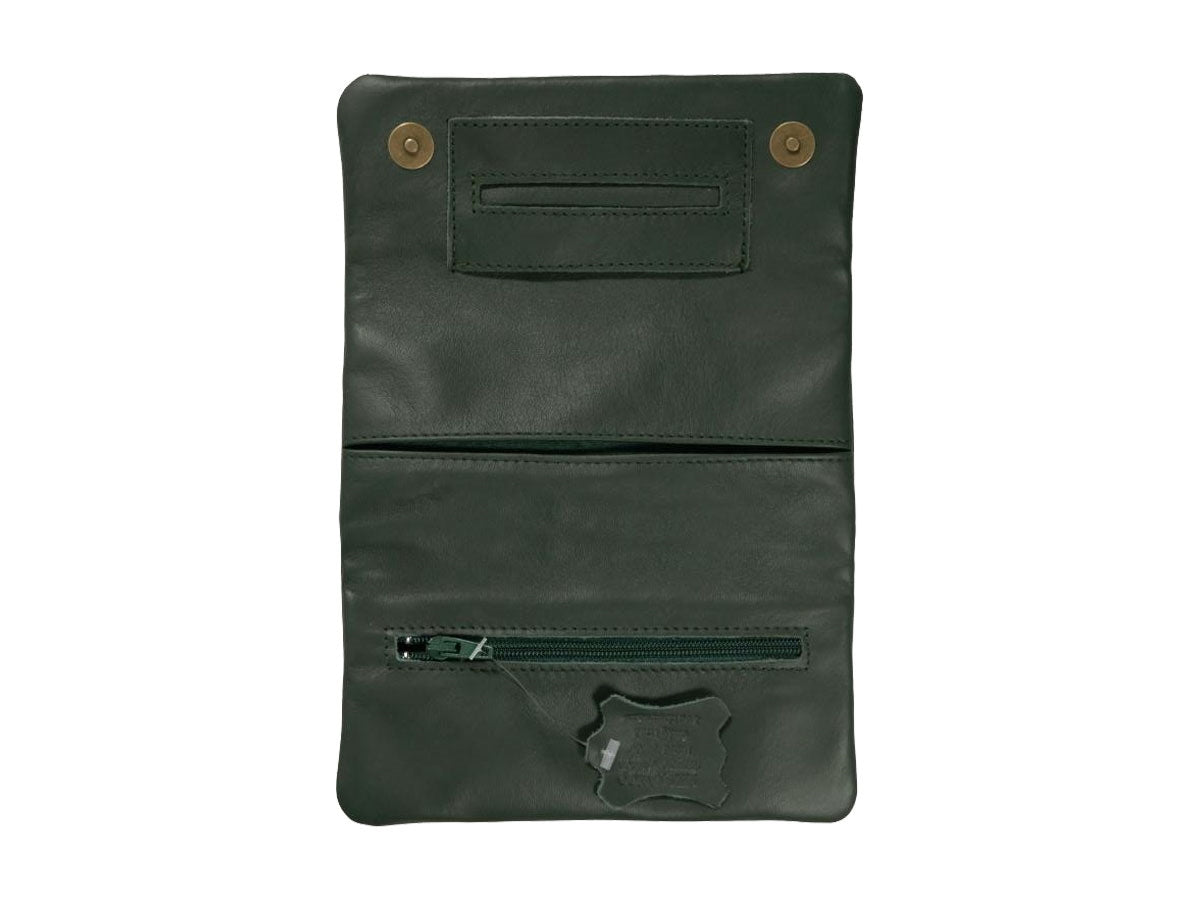 Borsa portatabacco Mestango Frost 2016 oliva - vista laterale