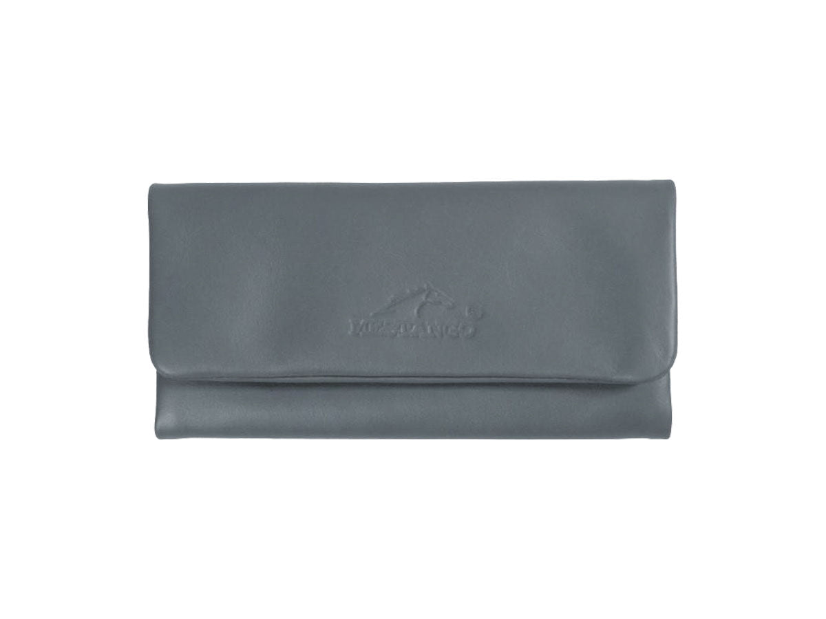 Borsa portatabacco Mestango Frost 2016 in pelle blu con chiusura magnetica