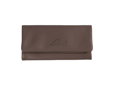 Borsa portatabacco Mestango Frost 2016 in pelle marrone chiaro con chiusura magnetica