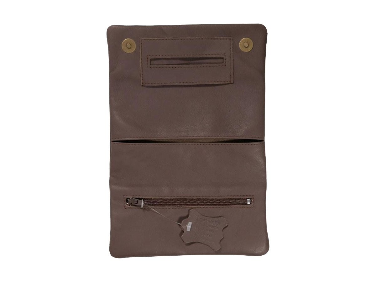 Borsa portatabacco Mestango Frost 2016 marrone chiaro - vista laterale