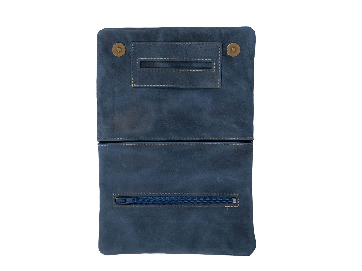 Borsa portatabacco Mestango Shadows 2015 blu - vista laterale