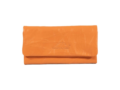 Borsa portatabacco Mestango Summer Boost 2017 in pelle arancione con chiusura magnetica