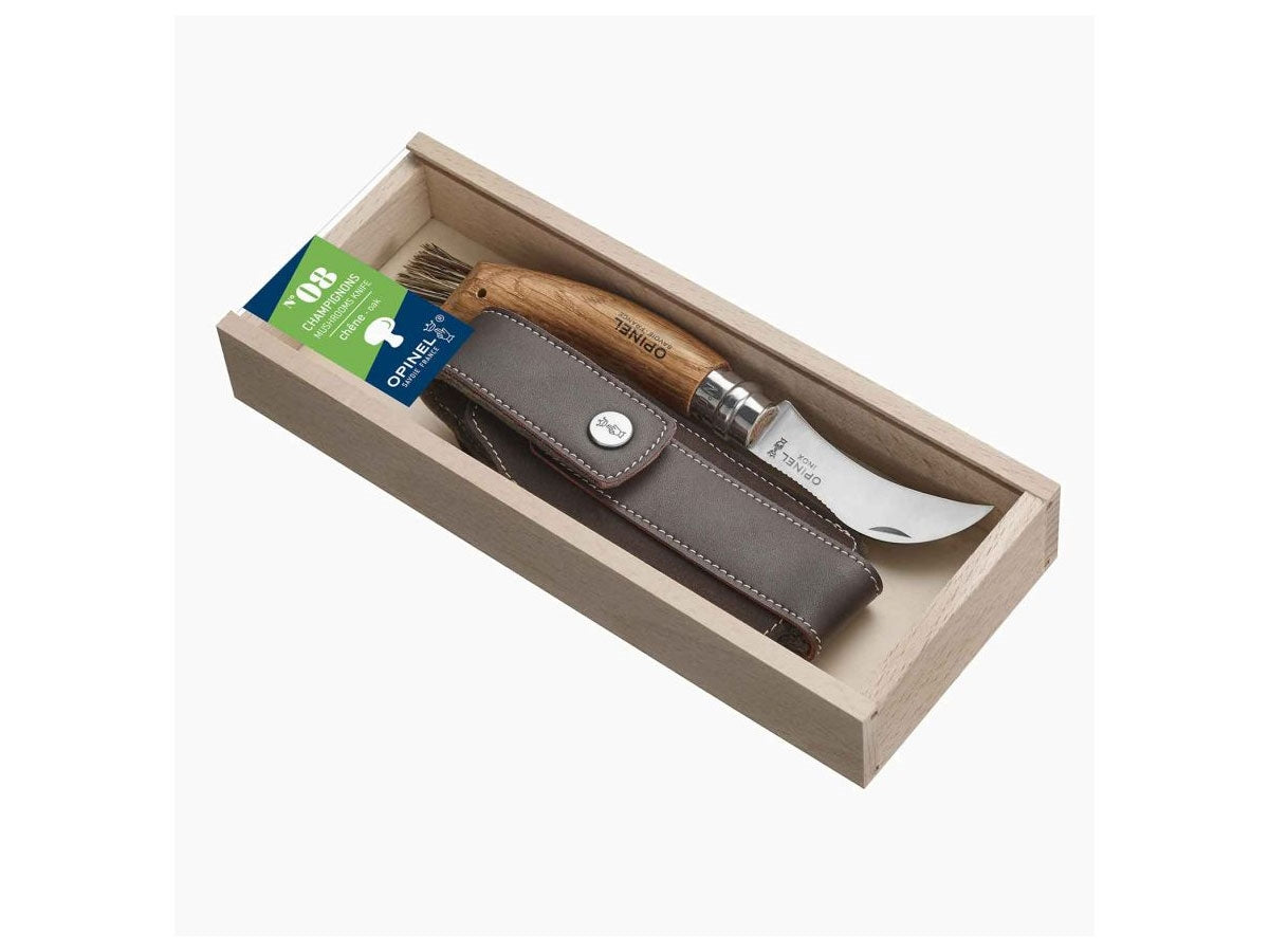 Opinel Coglifunghi N°08 Inox Quercia C/Fodero C/Box (001327) - foto 2