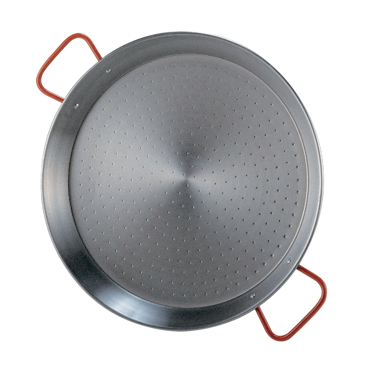 Paellera Valenciana Acciaio al Carbonio Spazzolato 40 cm