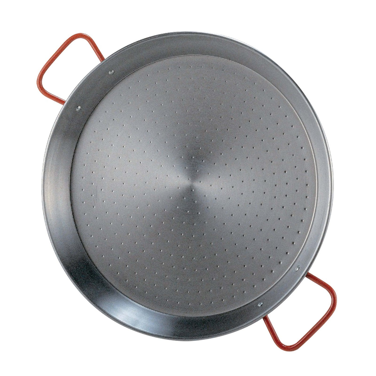 Paellera Valenciana Acciaio al Carbonio Spazzolato 50 cm