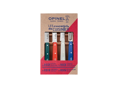 Opinel Set Essentiels Du Cuisinier 4 pz colorati (112-113-114-115) (002576)