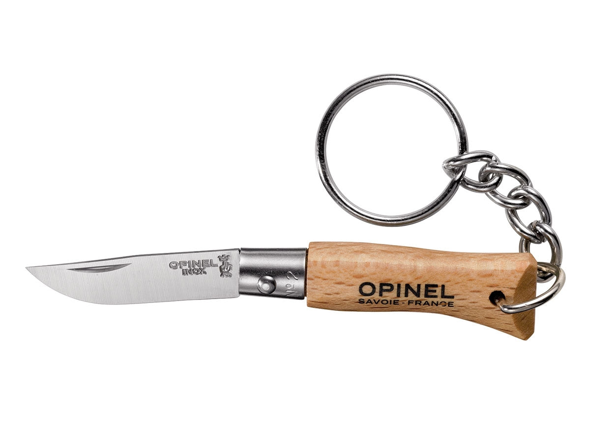 Opinel Tradizione N°02 Inox Portachiave "Natural" (000065)