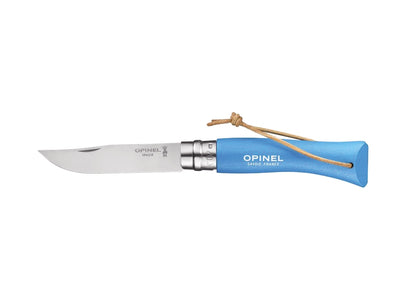 Opinel Tradizione N°07 Inox Baroudeur "Bleu Cyan" (002206)