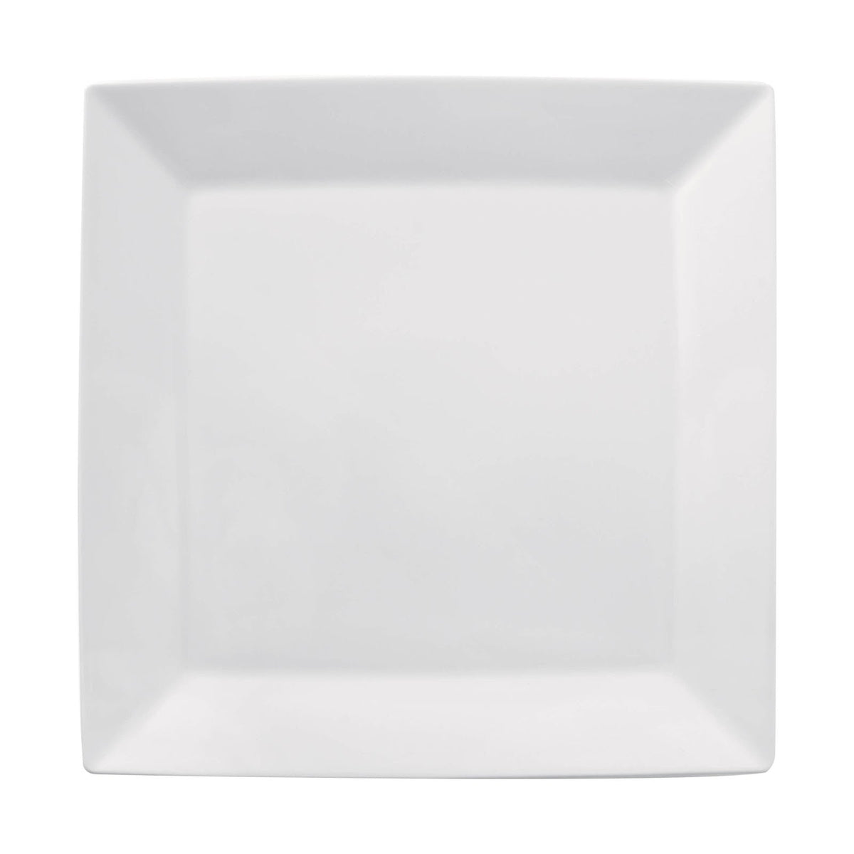Gural Merid Piatto Piano Quadrato in Porcellana Bianca 30x30 cm 6 Pezzi