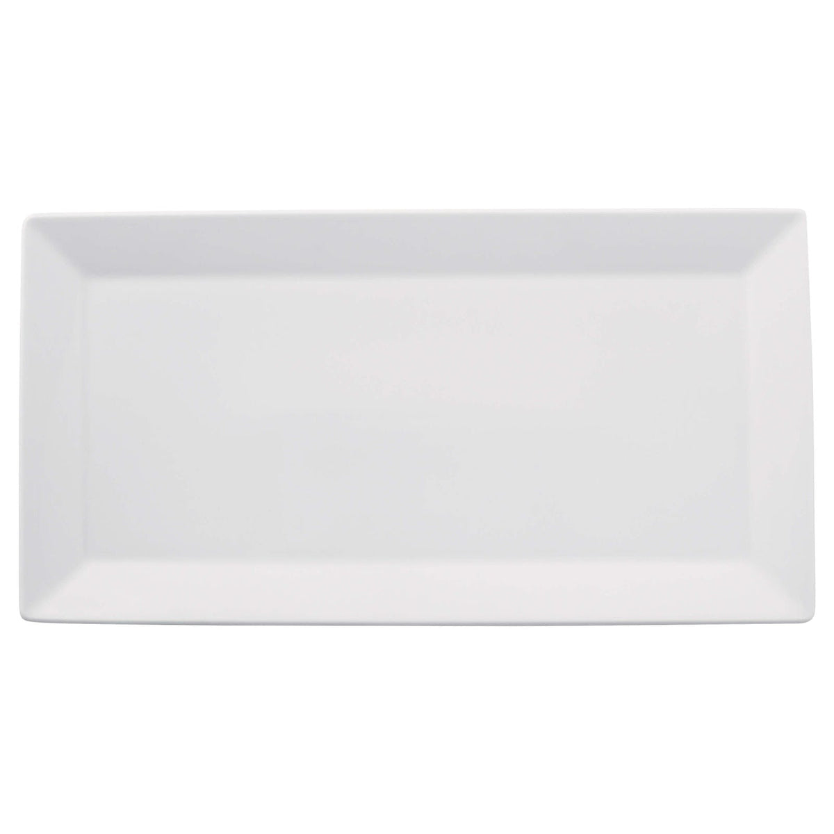 Gural Merid Vassoio Rettangolare in Porcellana Bianca 34x18 cm