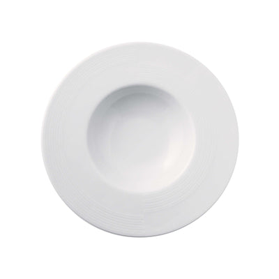 Gural Madrid Piatto Fondo Gourmet in Porcellana Bianca 22 cm 12 Pezzi