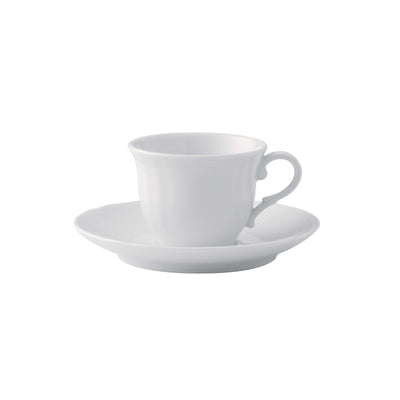 Gural Venice Piattino per Tazza Caffè in Porcellana Bianca 10,2 cm 12 Pezzi