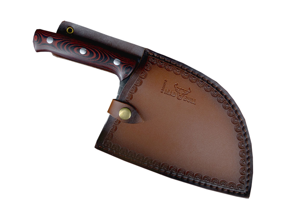 Samura Mad Bull Chopper Mannaia G-10 Black & Red (Cleaver) Cm.18 SMB-0040R - foto 2