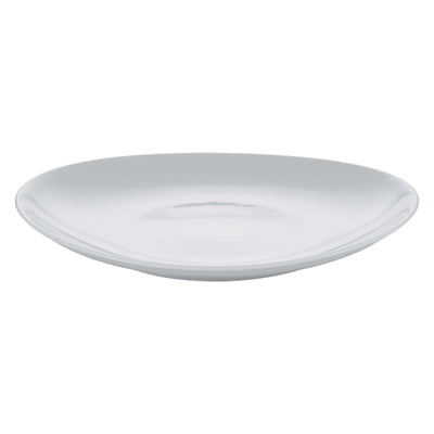Gural Delta Piatto Bistecca in Porcellana Bianca 29x27,5 cm 6 Pezzi