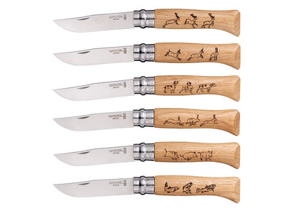 Opinel Box Legno Collezione Animalia 6 Pz N°08 Inox (002342) - foto 2