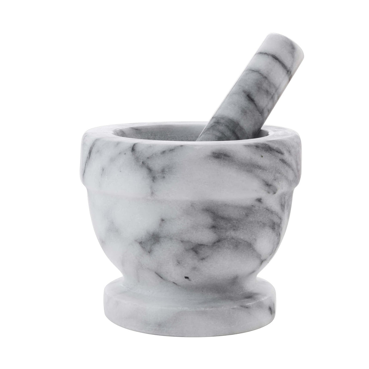 Mortaio in Marmo con Pestello Ø 17 cm H 16 cm