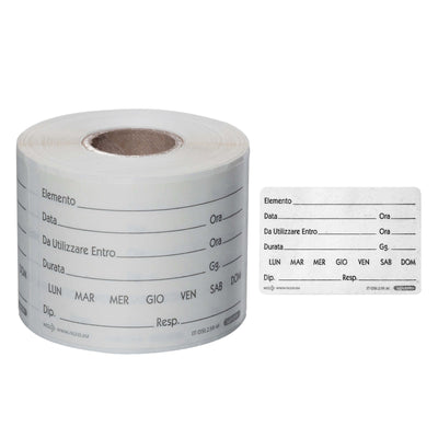 Etichette Dissolvibili Neutre 5x7,5 cm Confezione 250 Pezzi