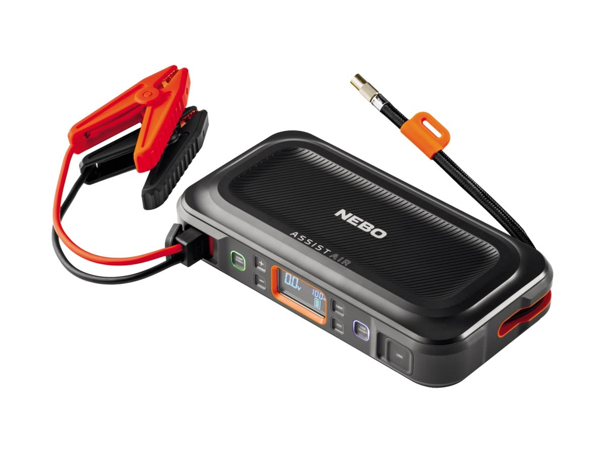 NEBO ASSIST AIR avviatore emergenza 1500A e compressore 4-in-1 PBK-0004