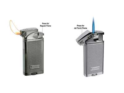 Vector Duke dual flame gunmetal dettaglio meccanismo fiamma