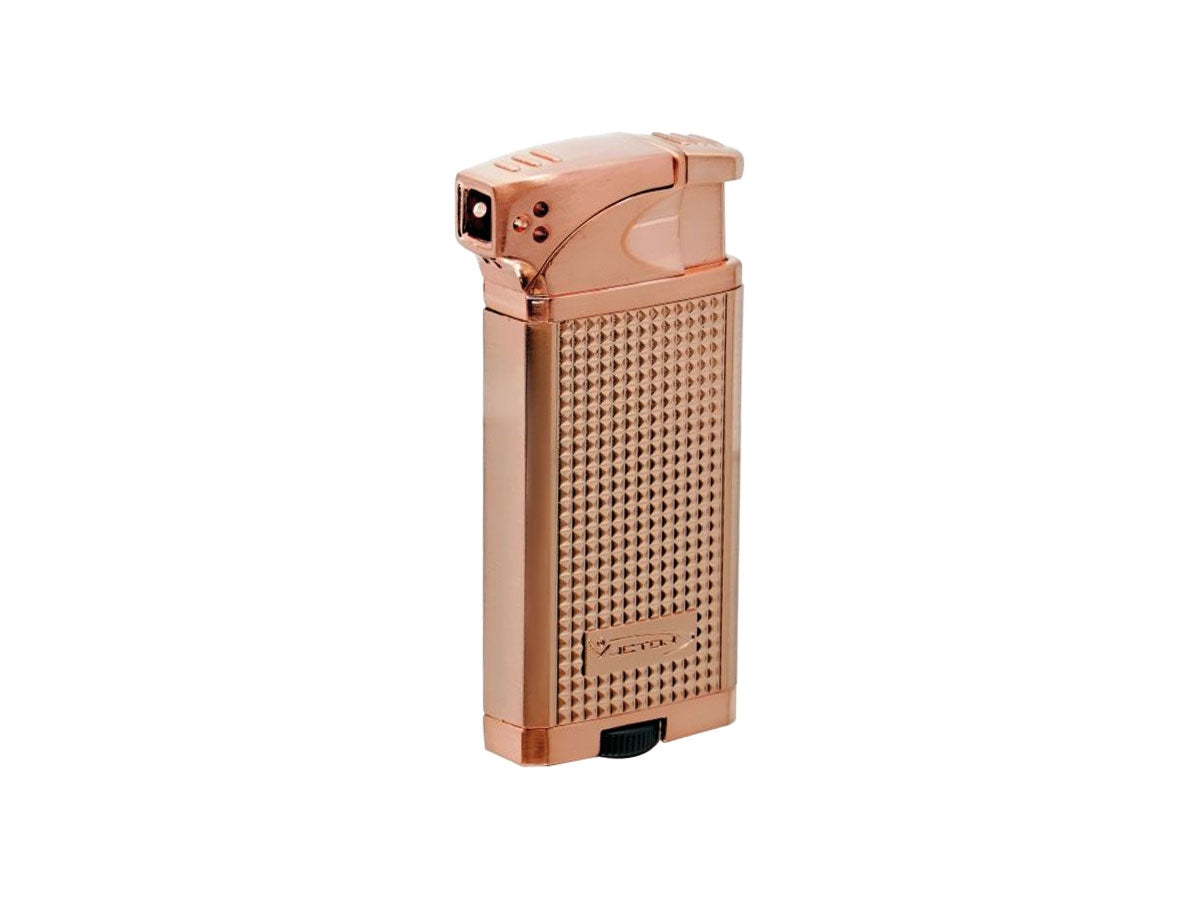 Vector Duke accendisigari doppia fiamma rose gold satin