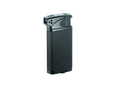 Vector Duke accendisigari doppia fiamma black crackle matte