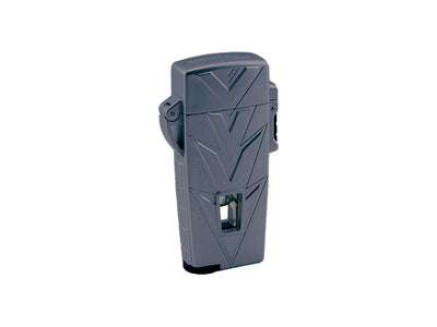 Vector Retro accendisigari singola jet flame gray matte