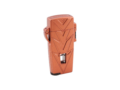 Vector Retro accendisigari singola jet flame copper rose matte