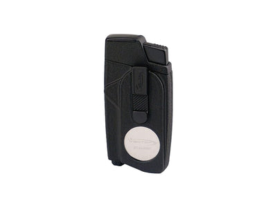 Vector Xcaliber accendisigari dual jet black crackle matte