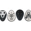 Vector Forasigari Tasker 12 pezzi Chrome e Black tre misure 7 8 9mm