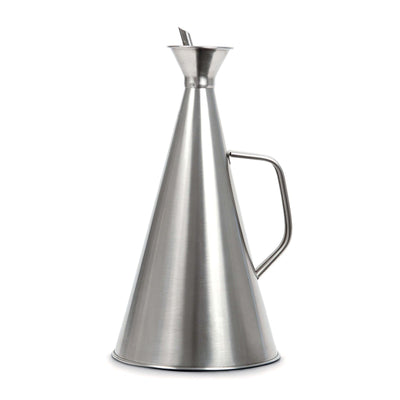 Oliera in Acciaio Inox con Beccuccio 1 Litro