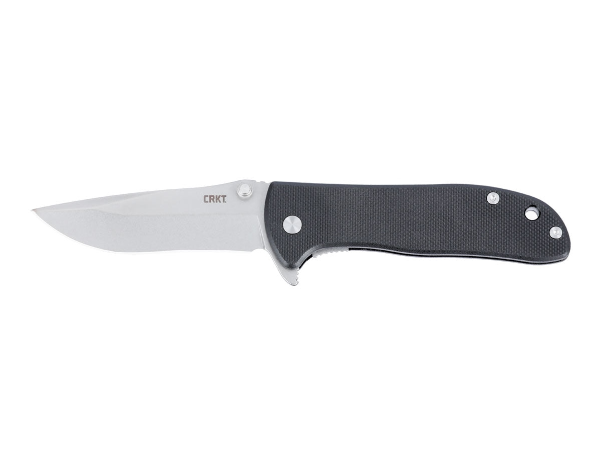 Crkt Drifter Black W/Silver Blade D2 6450D2