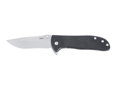 Crkt Drifter Black W/Silver Blade D2 6450D2