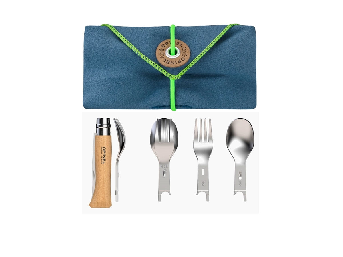 Opinel Picnic Plus Coltello N°08 / Cucchiaio / Forchetta (002500)