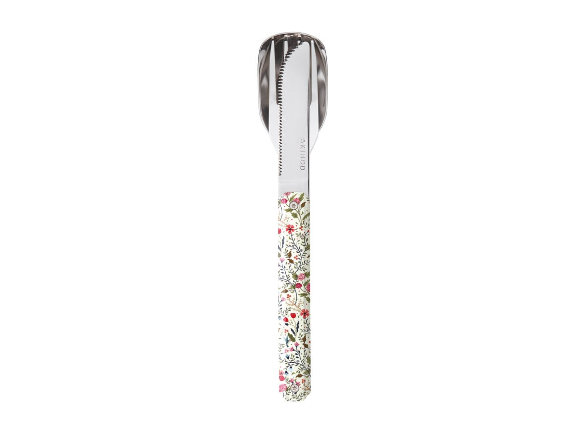 Akinod Magnetic Straight Cutlery 12H34 Mirror Champêtre