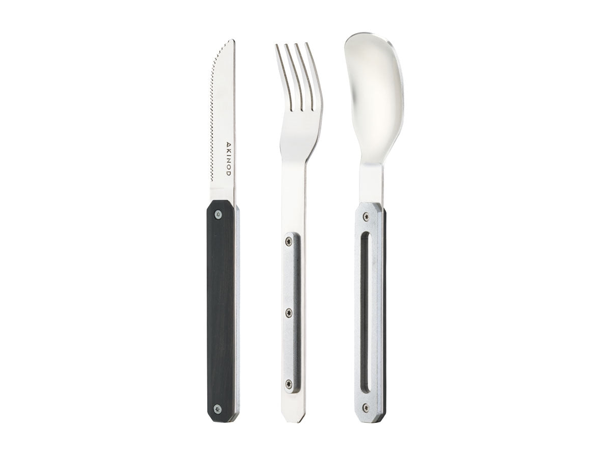 Akinod Magnetic Straight Cutlery 12H34 Mirror Ebène - foto 2