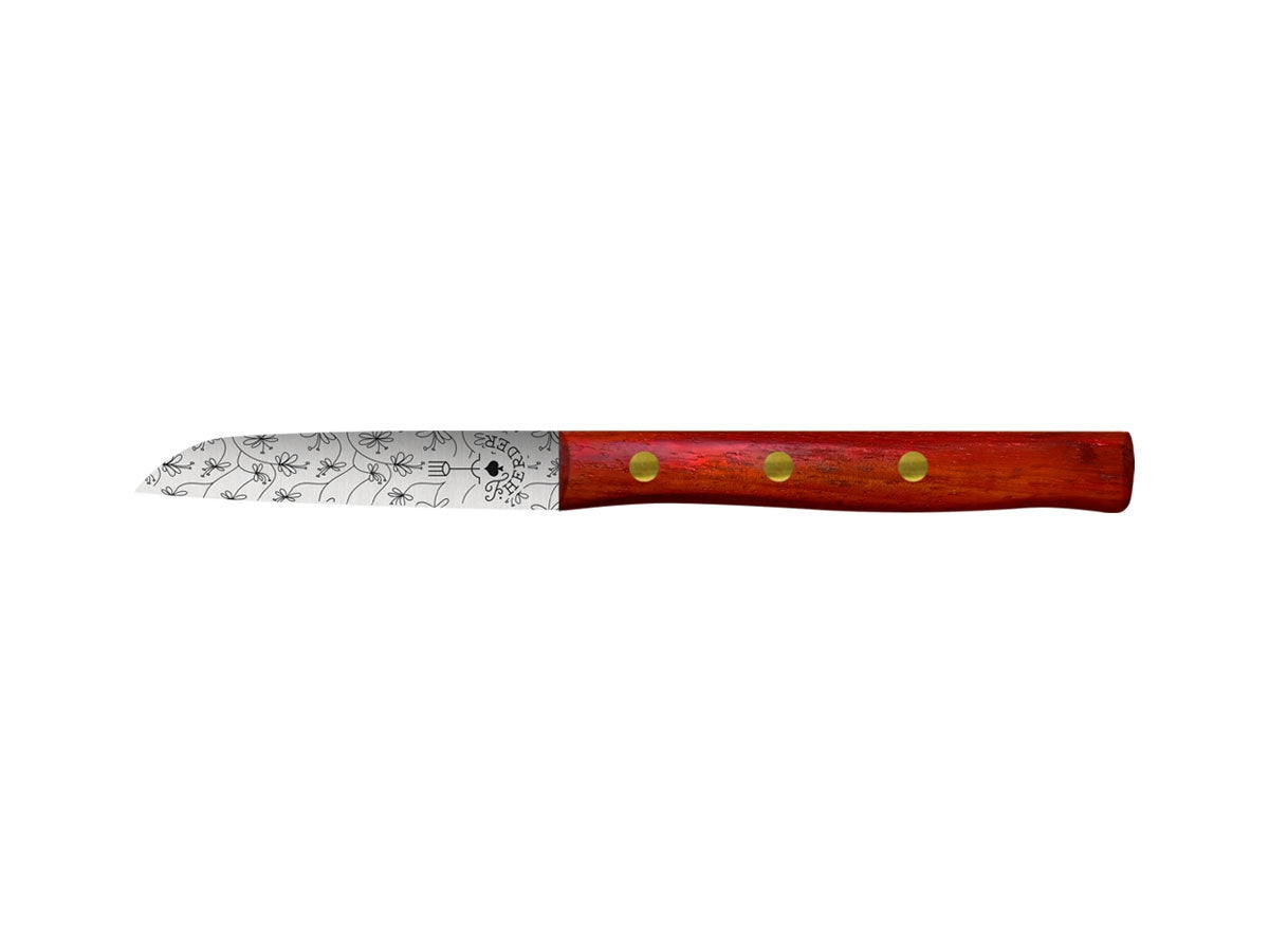 Pikas Zöppken Style Spelucchino (Paring knife) Cm 8 Padouk Ranken