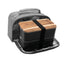 Akinod Bento + Lunch Bag 11H58 Noir / Gris